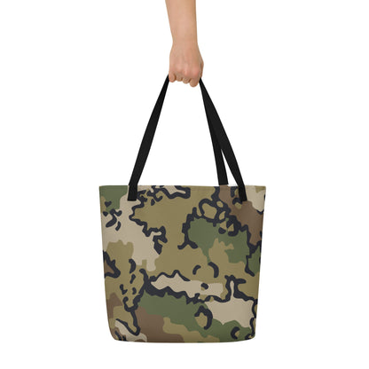Alaska Chocolate Chip Multi-terrain CAMO Large Tote Bag