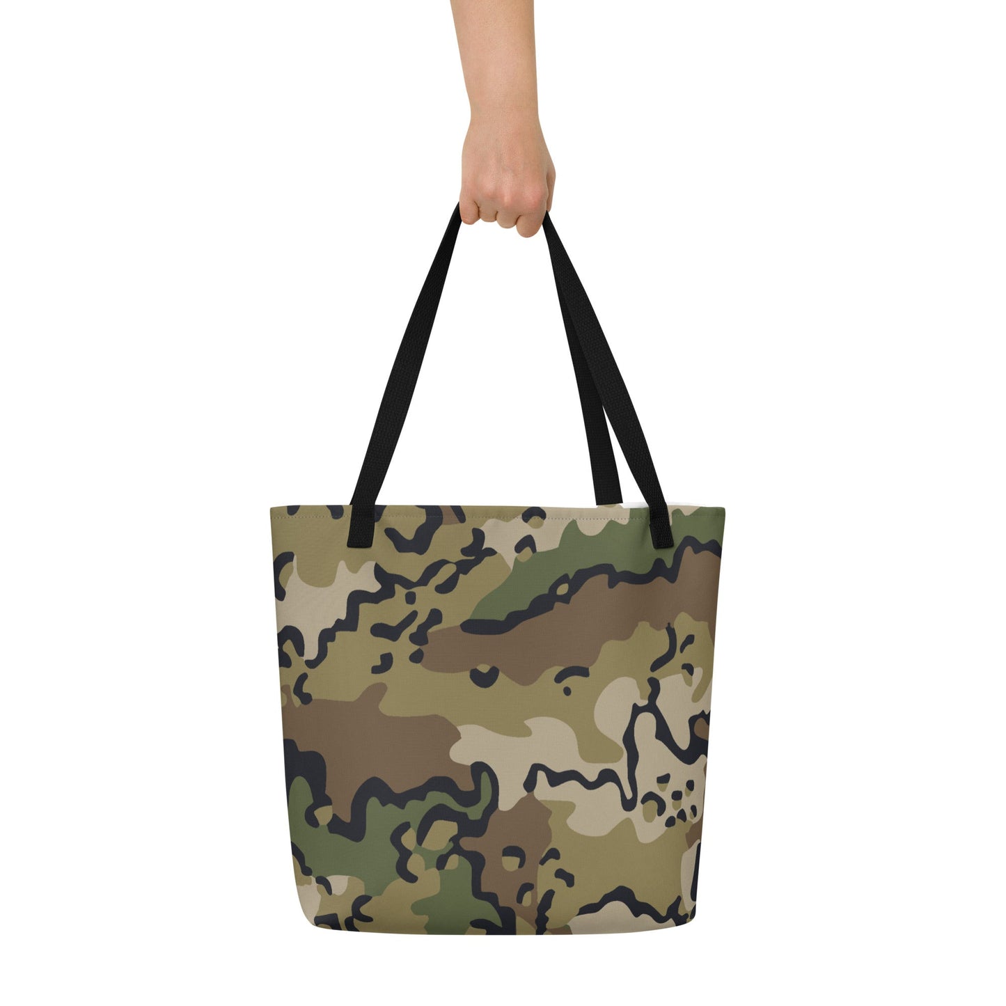 Alaska Chocolate Chip Multi-terrain CAMO Large Tote Bag