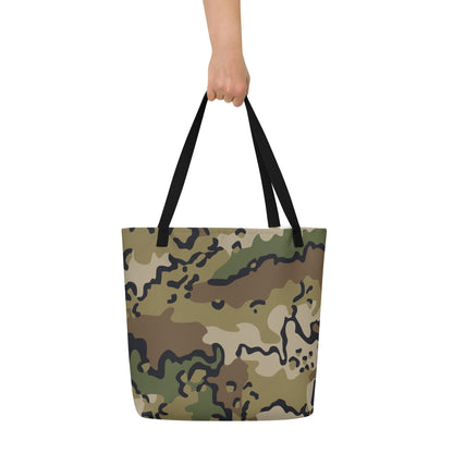 Alaska Chocolate Chip Multi-terrain CAMO Large Tote Bag
