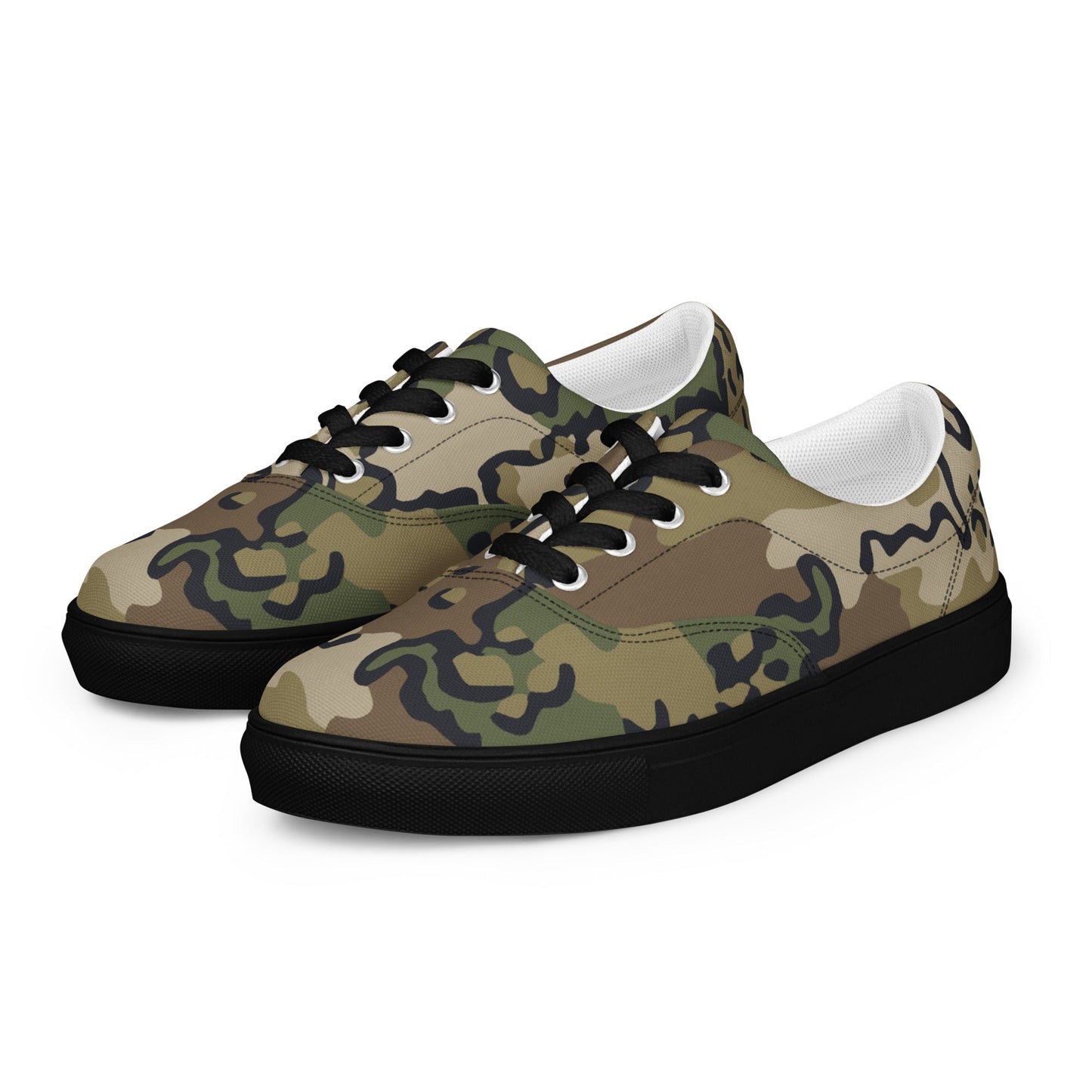 Alaska Chocolate Chip Multi-terrain CAMO Mens Lace-Up Canvas Shoes - Lace-up