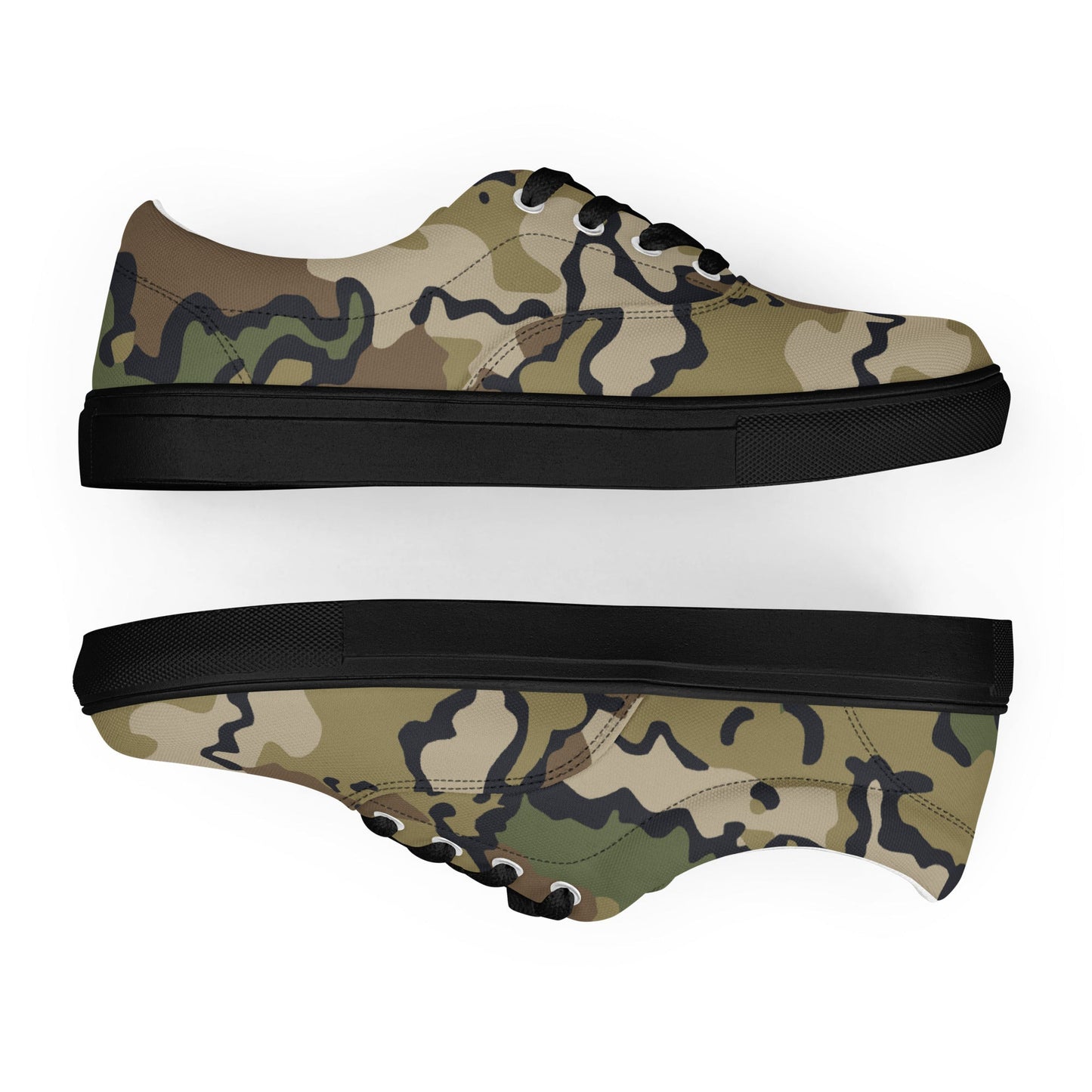 Alaska Chocolate Chip Multi-terrain CAMO Mens Lace-Up Canvas Shoes - Lace-up