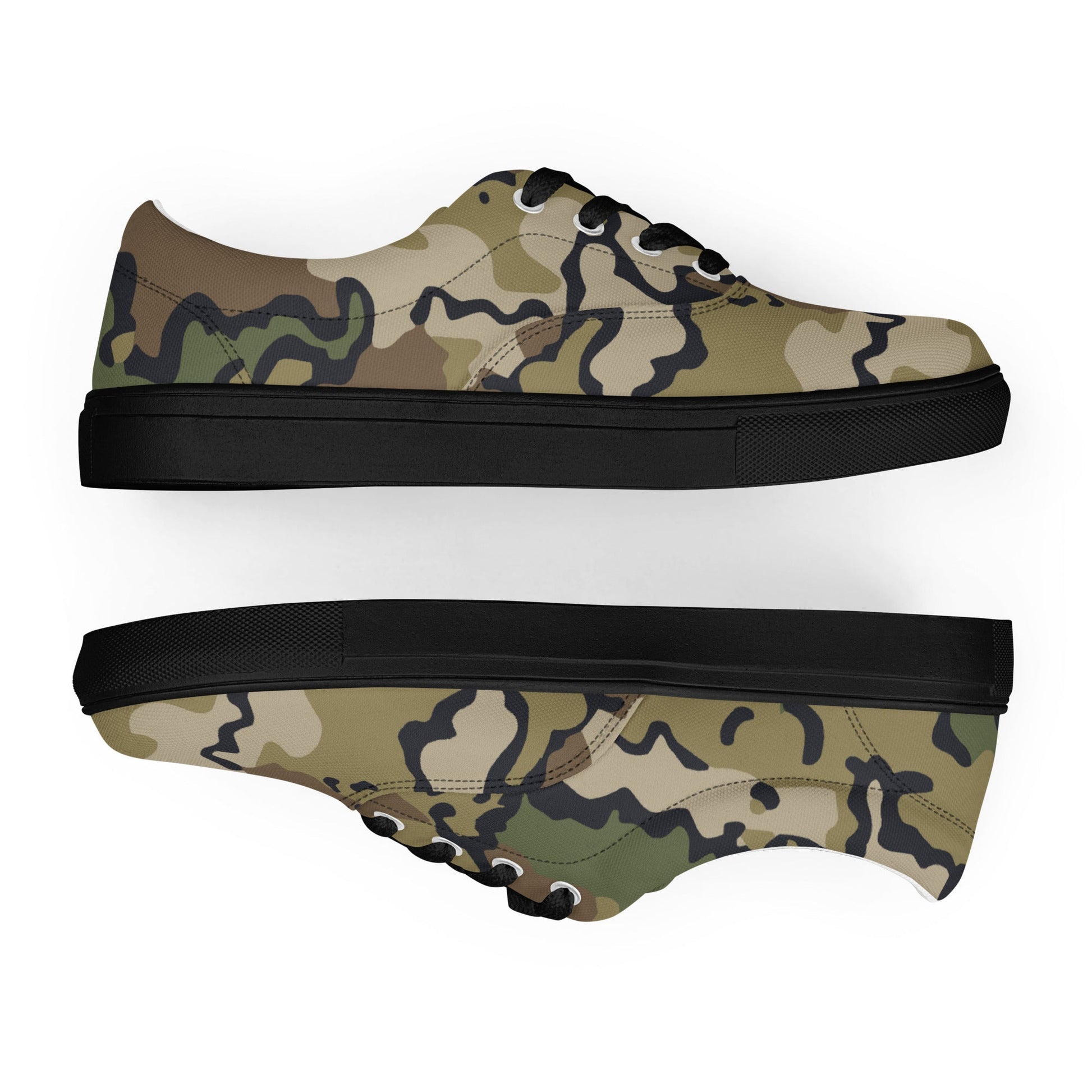 Alaska Chocolate Chip Multi-terrain CAMO Mens Lace-Up Canvas Shoes - Lace-up