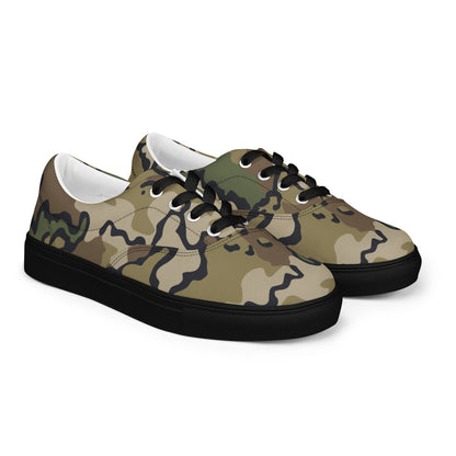 Alaska Chocolate Chip Multi-terrain CAMO Mens Lace-Up Canvas Shoes - Lace-up