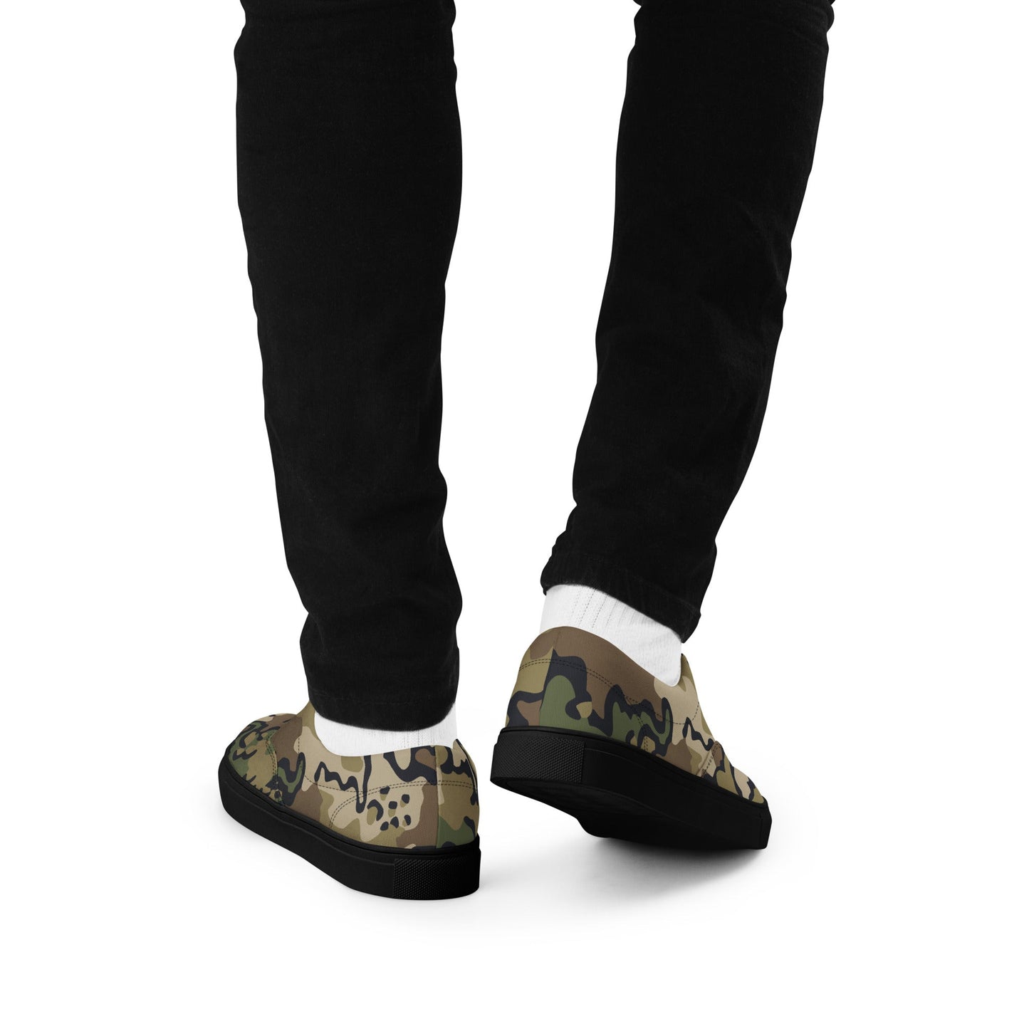 Alaska Chocolate Chip Multi-terrain CAMO Mens Lace-Up Canvas Shoes - Lace-up