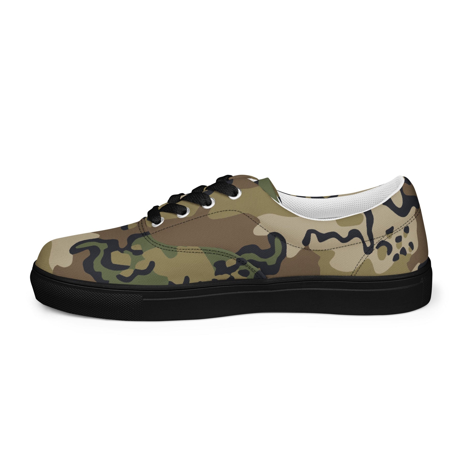 Alaska Chocolate Chip Multi-terrain CAMO Mens Lace-Up Canvas Shoes - Lace-up