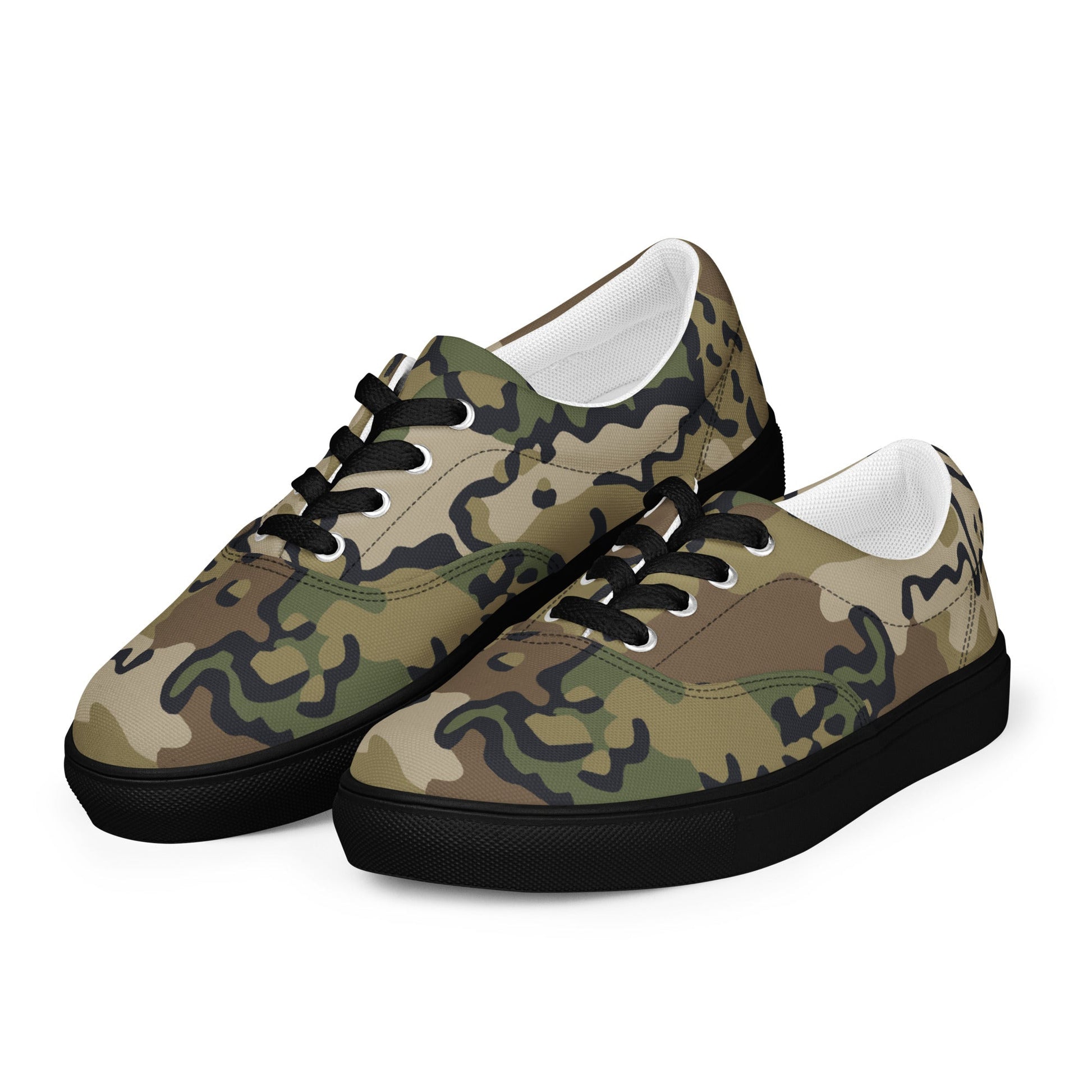 Alaska Chocolate Chip Multi-terrain CAMO Mens Lace-Up Canvas Shoes - Lace-up