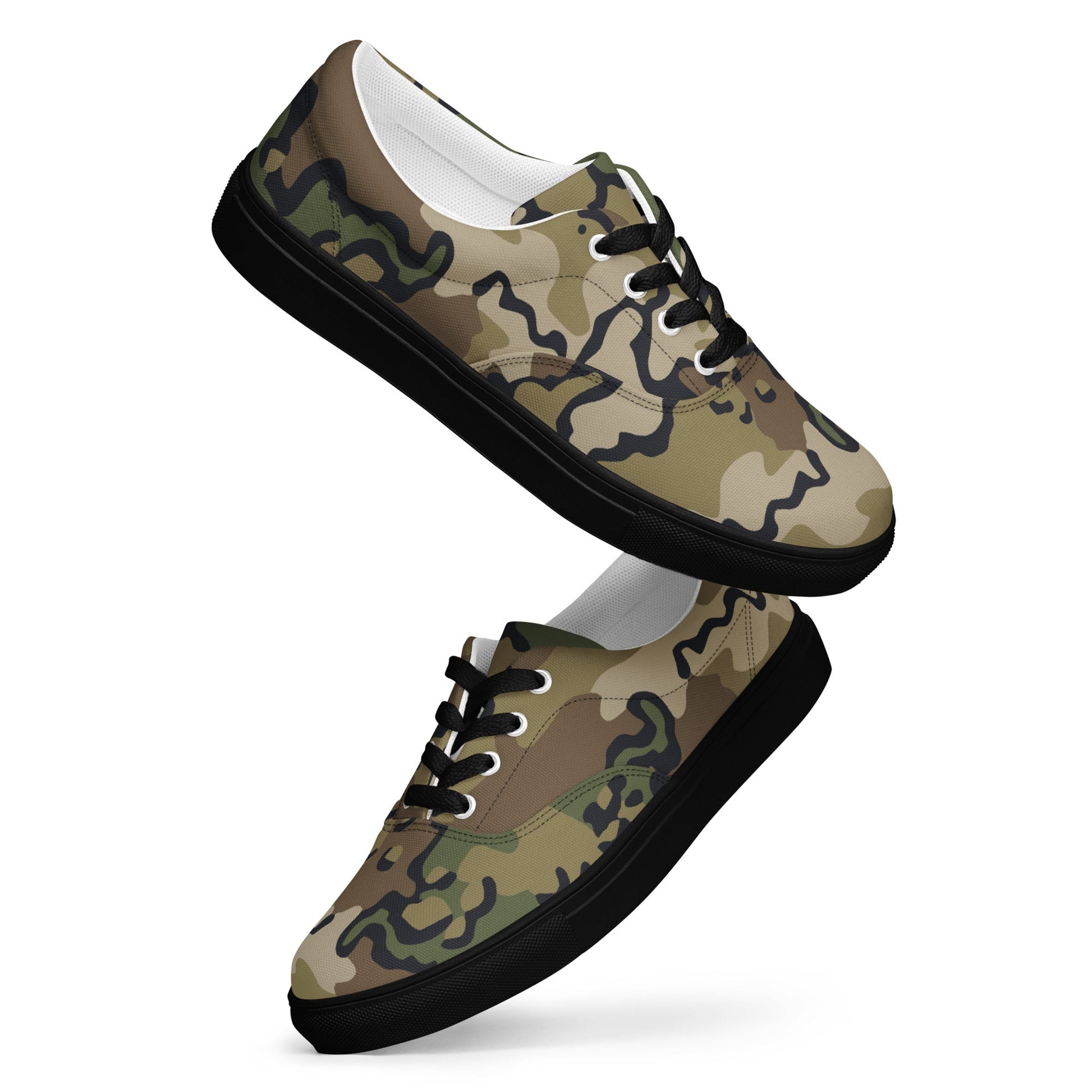 Alaska Chocolate Chip Multi-terrain CAMO Mens Lace-Up Canvas Shoes - Lace-up