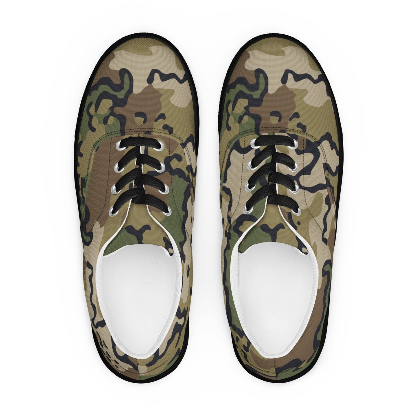 Alaska Chocolate Chip Multi-terrain CAMO Mens Lace-Up Canvas Shoes - Lace-up