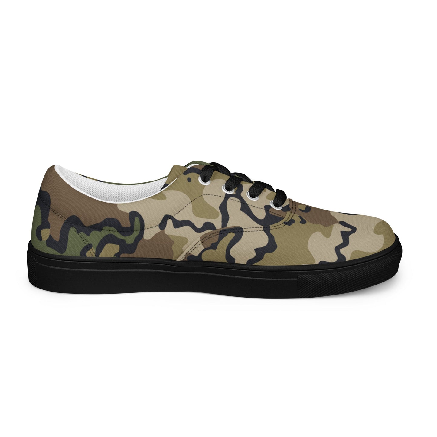 Alaska Chocolate Chip Multi-terrain CAMO Mens Lace-Up Canvas Shoes - Lace-up