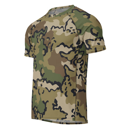 Alaska Chocolate Chip Multi-terrain CAMO Mens Short-Sleeve Rash Guard - Short-sleeve Guards