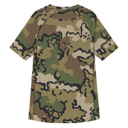 Alaska Chocolate Chip Multi-terrain CAMO Mens Short-Sleeve Rash Guard