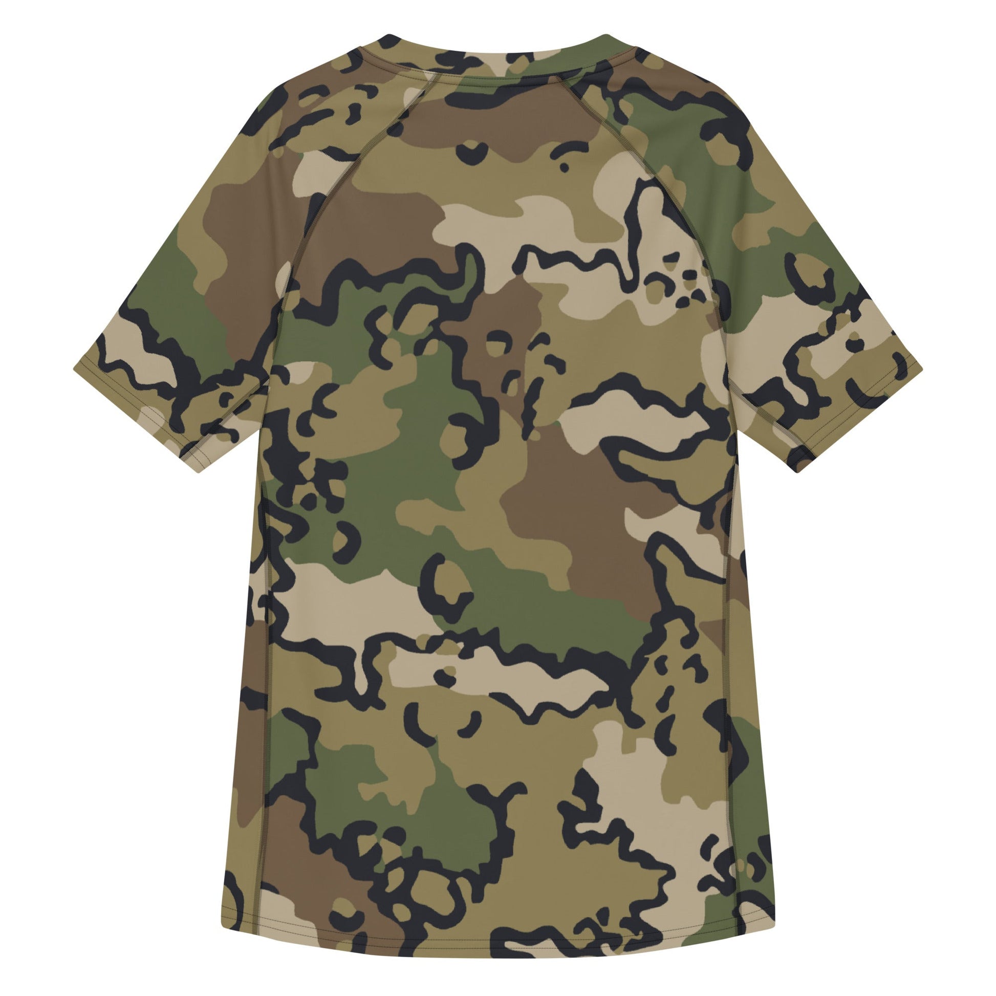 Alaska Chocolate Chip Multi-terrain CAMO Mens Short-Sleeve Rash Guard - Short-sleeve Guards
