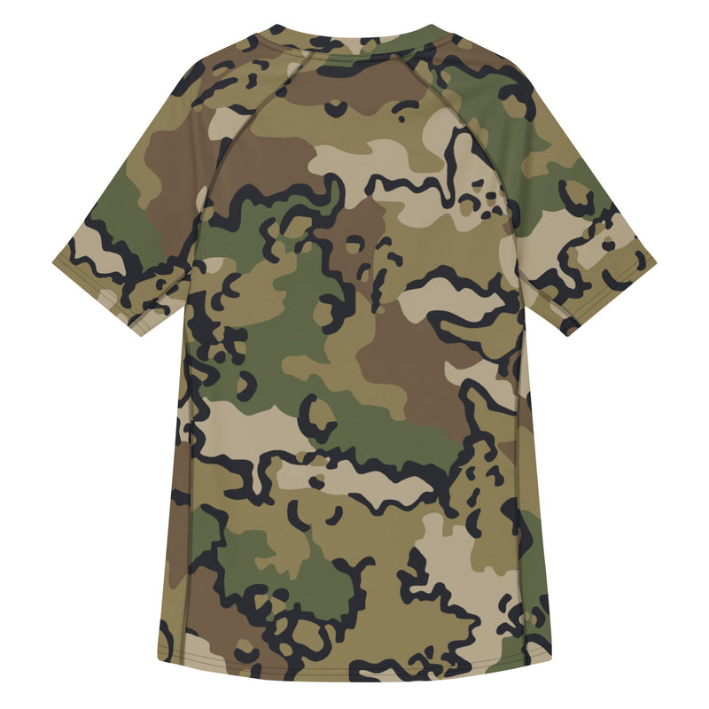Alaska Chocolate Chip Multi-terrain CAMO Mens Short-Sleeve Rash Guard