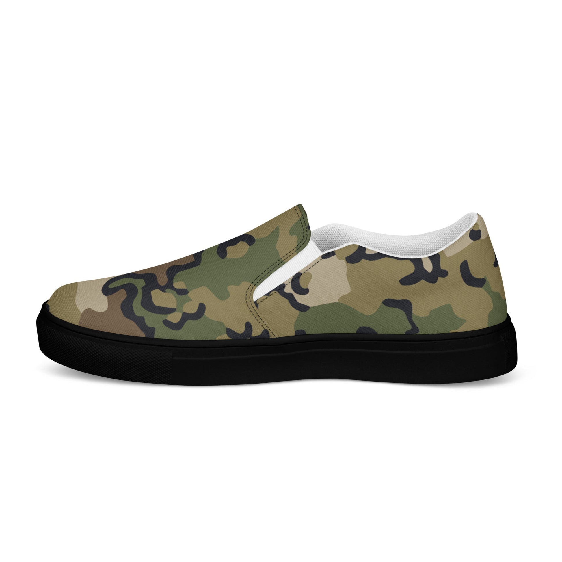 Alaska Chocolate Chip Multi-terrain CAMO Mens Slip-On Canvas Shoes
