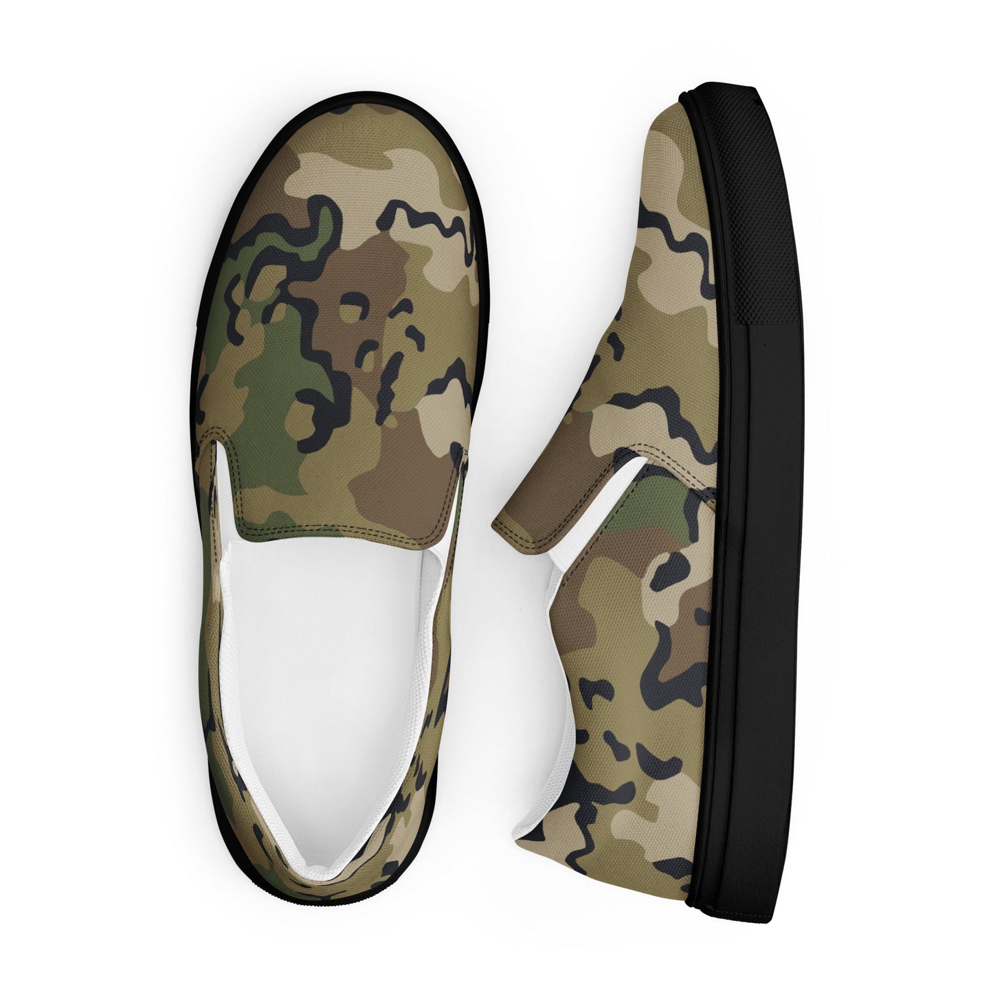 Alaska Chocolate Chip Multi-terrain CAMO Mens Slip-On Canvas Shoes