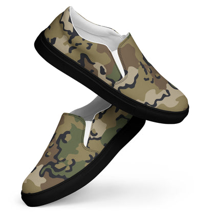Alaska Chocolate Chip Multi-terrain CAMO Mens Slip-On Canvas Shoes