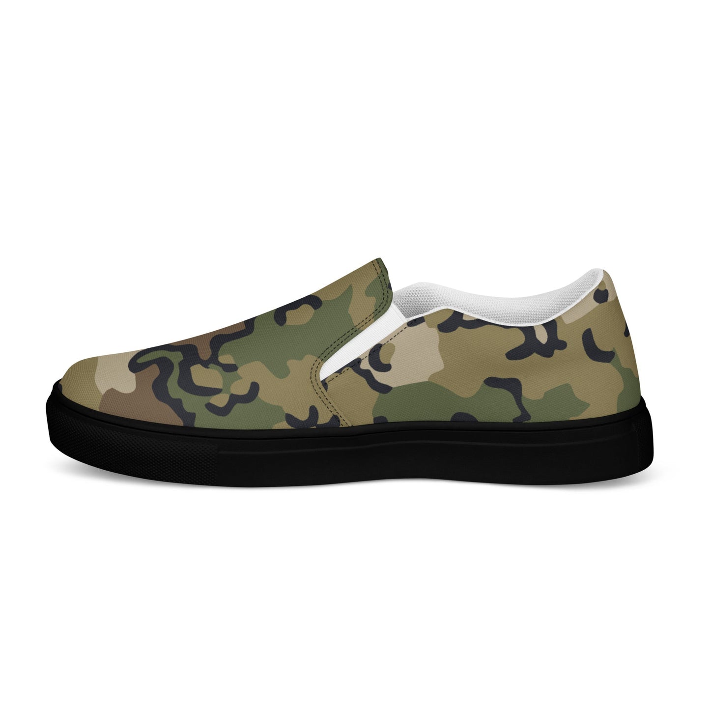 Alaska Chocolate Chip Multi-terrain CAMO Mens Slip-On Canvas Shoes