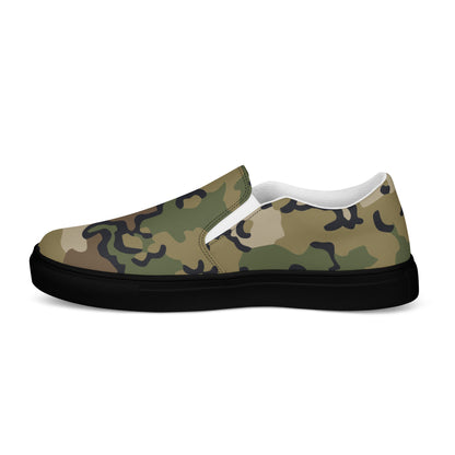 Alaska Chocolate Chip Multi-terrain CAMO Mens Slip-On Canvas Shoes