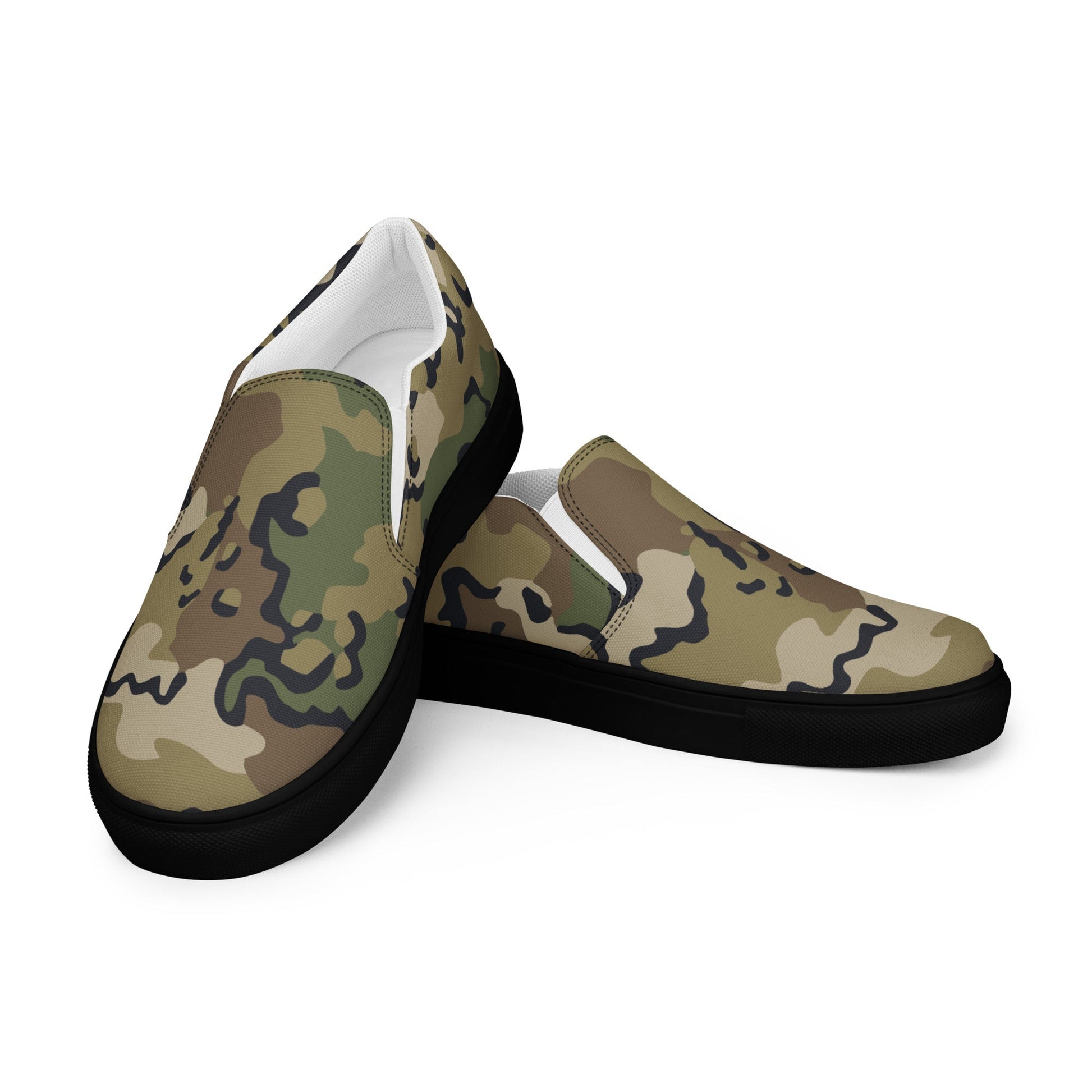 Alaska Chocolate Chip Multi-terrain CAMO Mens Slip-On Canvas Shoes - 5