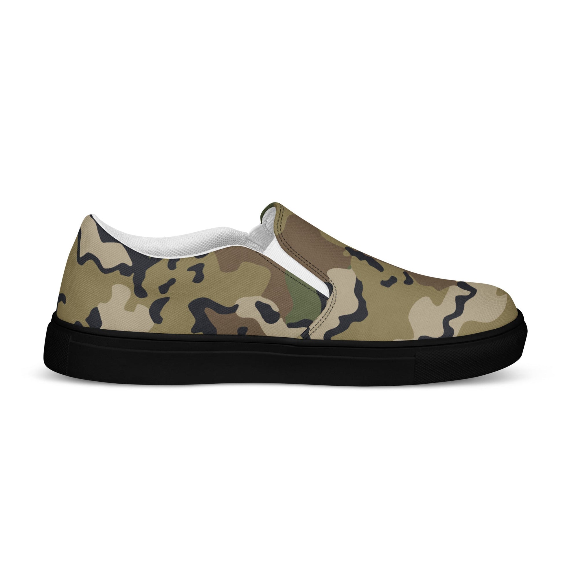 Alaska Chocolate Chip Multi-terrain CAMO Mens Slip-On Canvas Shoes