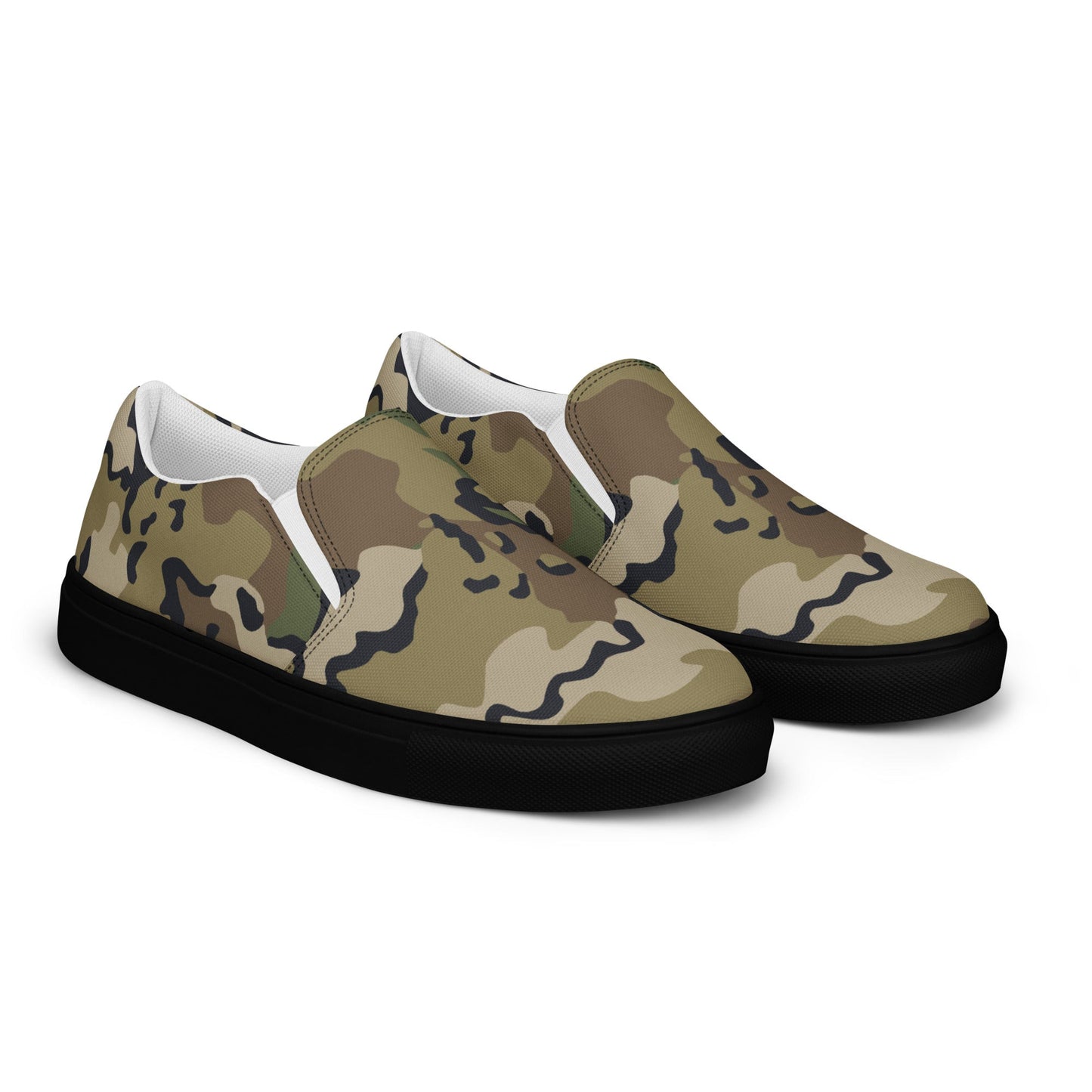Alaska Chocolate Chip Multi-terrain CAMO Mens Slip-On Canvas Shoes
