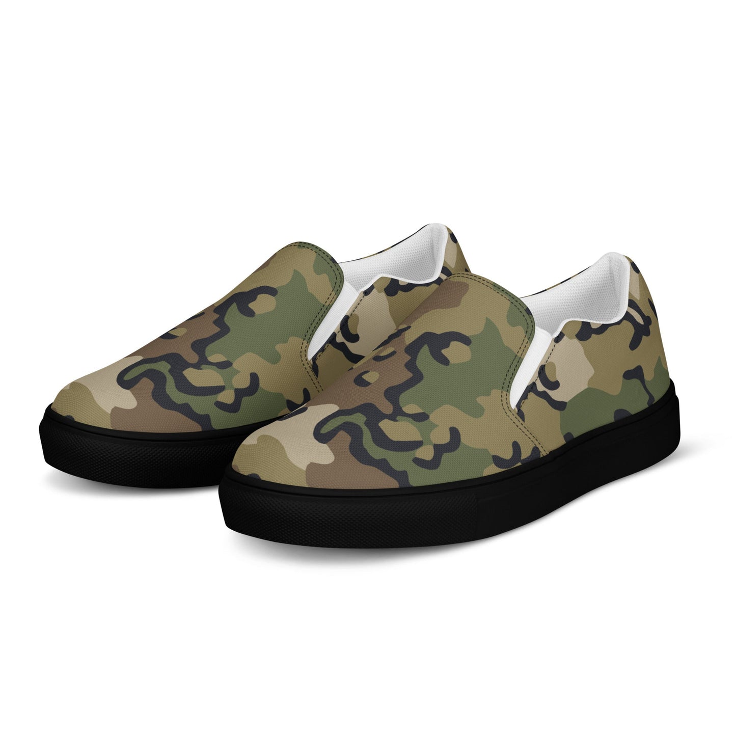 Alaska Chocolate Chip Multi-terrain CAMO Mens Slip-On Canvas Shoes