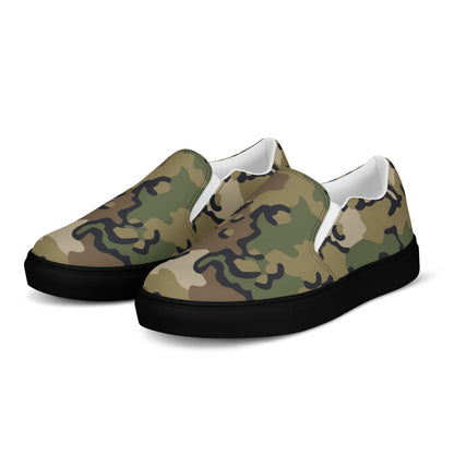 Alaska Chocolate Chip Multi-terrain CAMO Mens Slip-On Canvas Shoes
