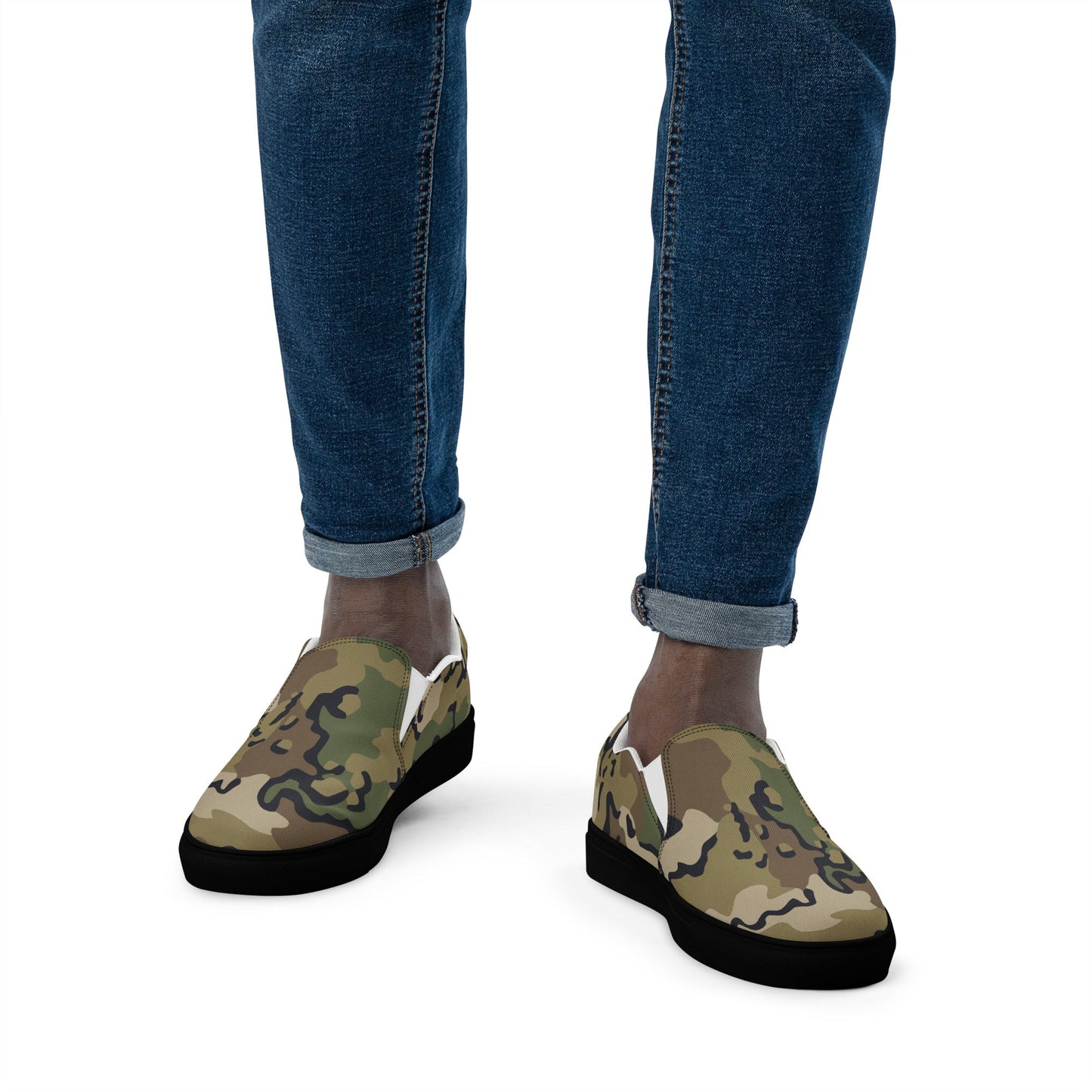 Alaska Chocolate Chip Multi-terrain CAMO Mens Slip-On Canvas Shoes