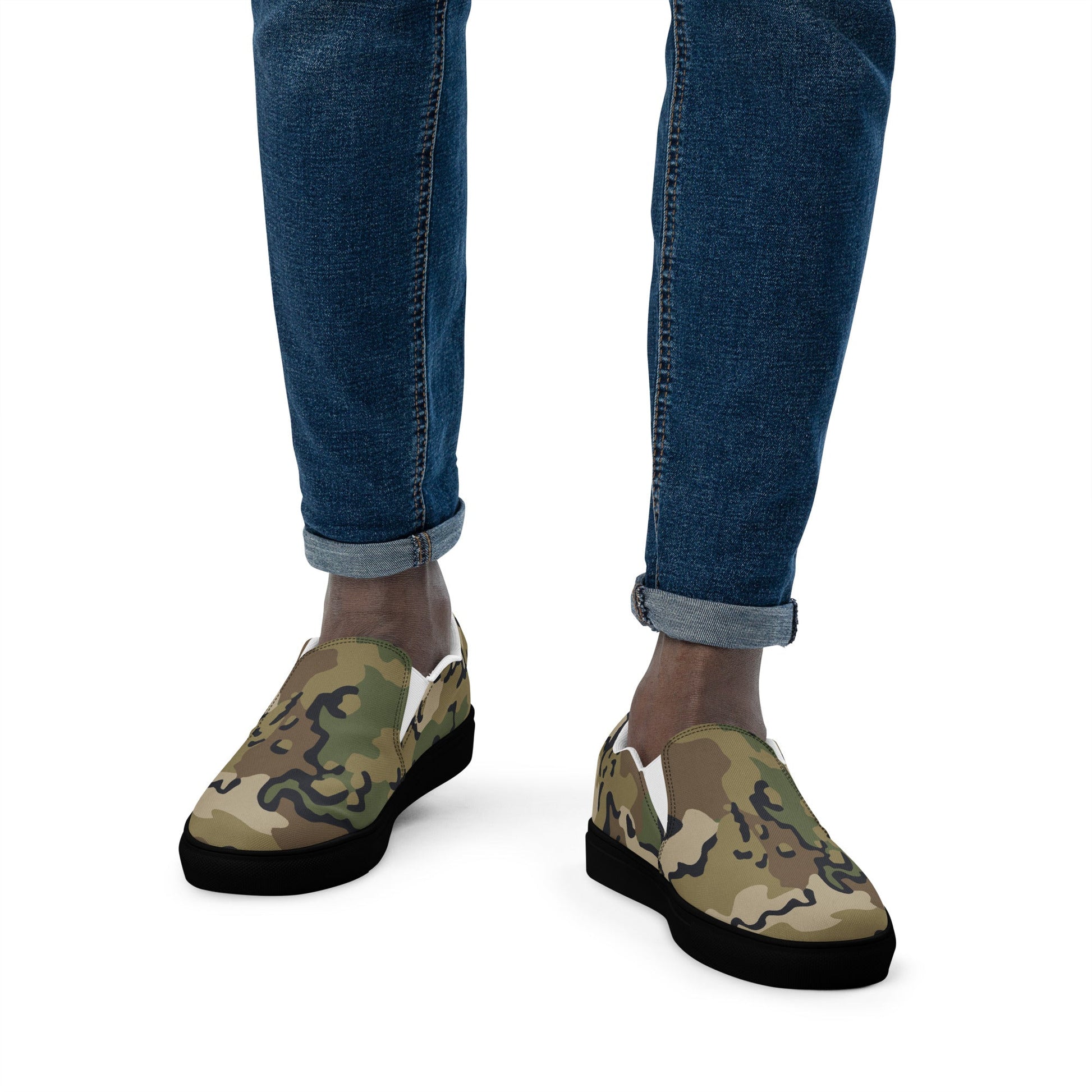 Alaska Chocolate Chip Multi-terrain CAMO Mens Slip-On Canvas Shoes