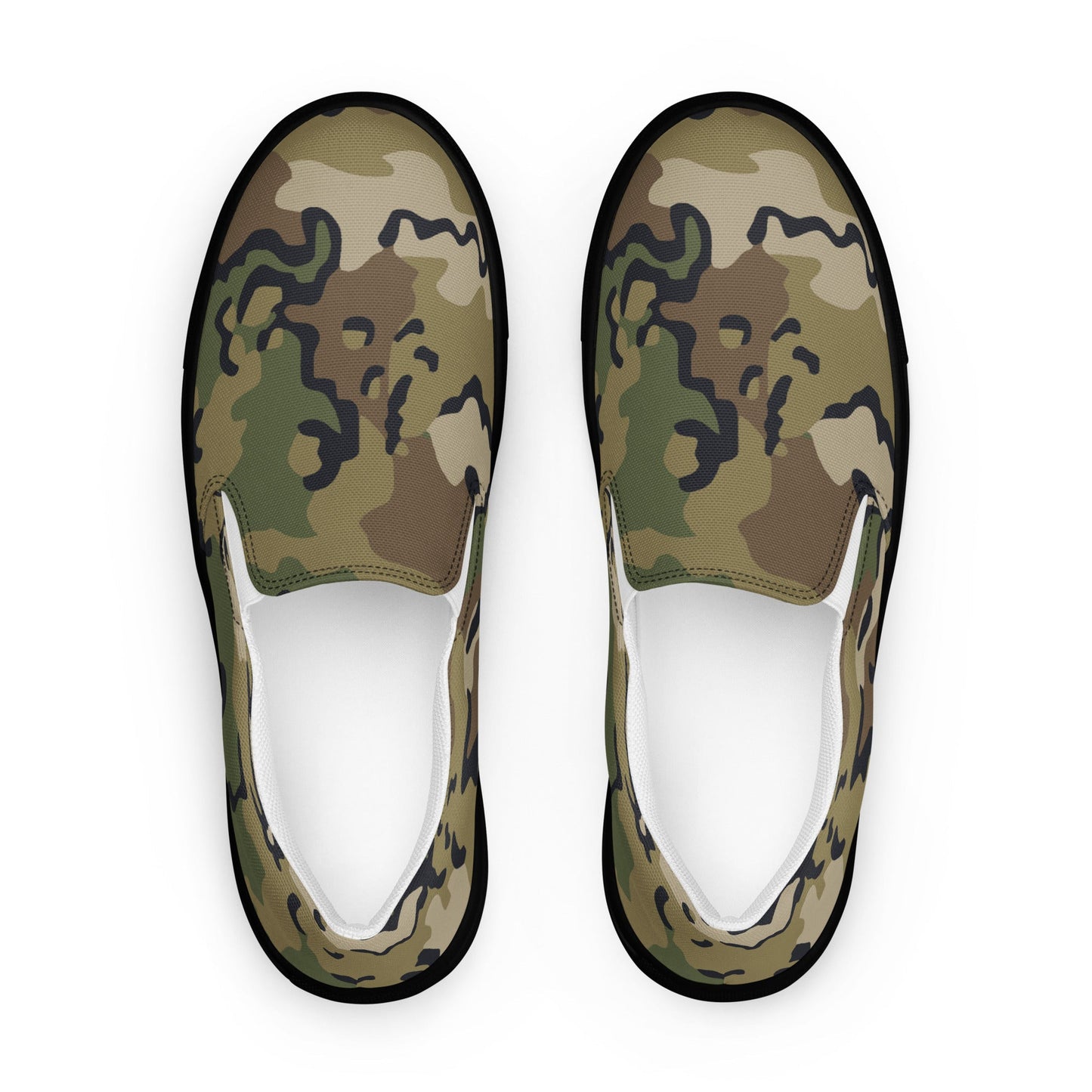 Alaska Chocolate Chip Multi-terrain CAMO Mens Slip-On Canvas Shoes