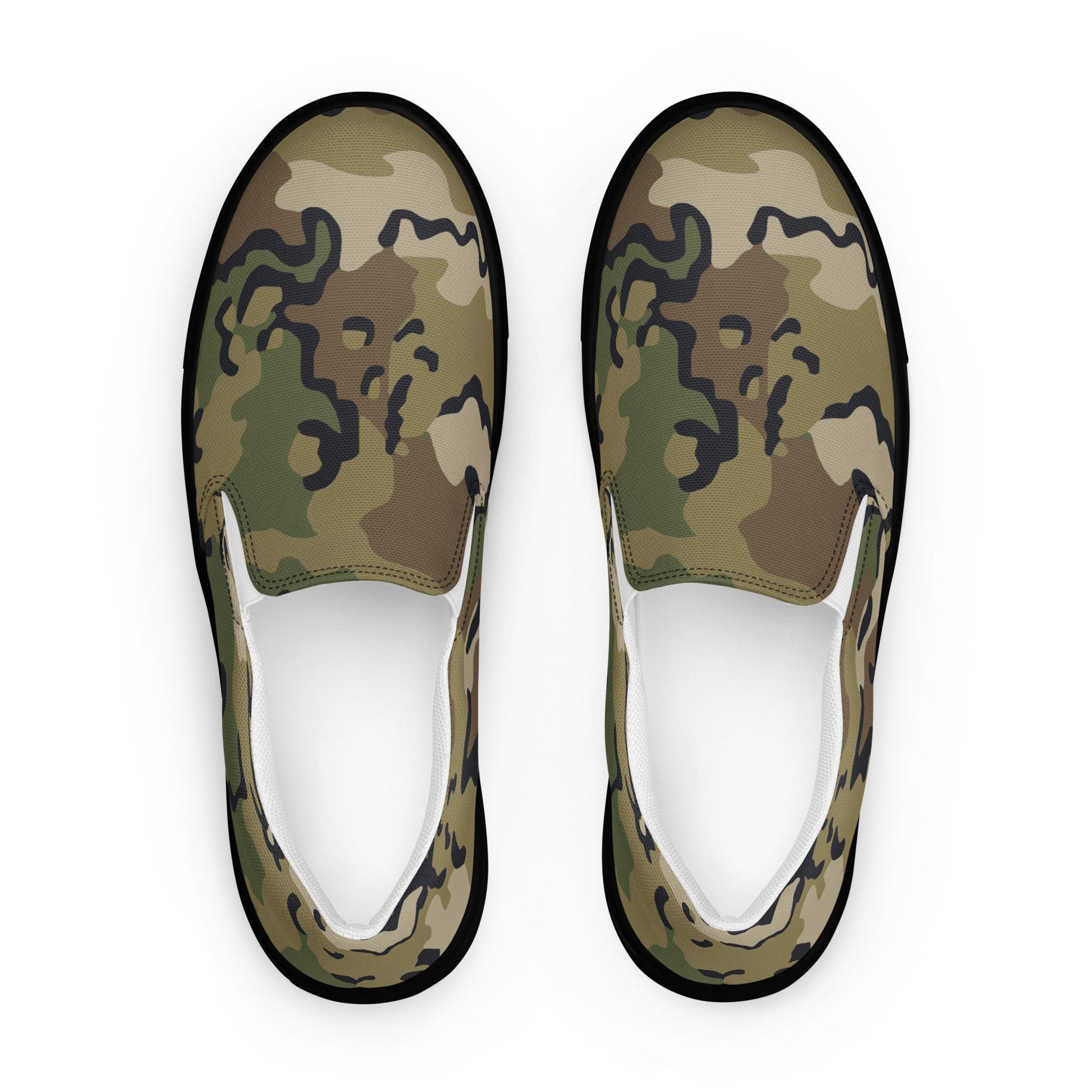 Alaska Chocolate Chip Multi-terrain CAMO Mens Slip-On Canvas Shoes