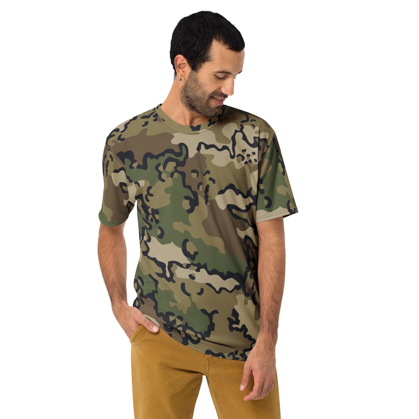 Alaska Chocolate Chip Multi-terrain CAMO Mens t-shirt - T-Shirts