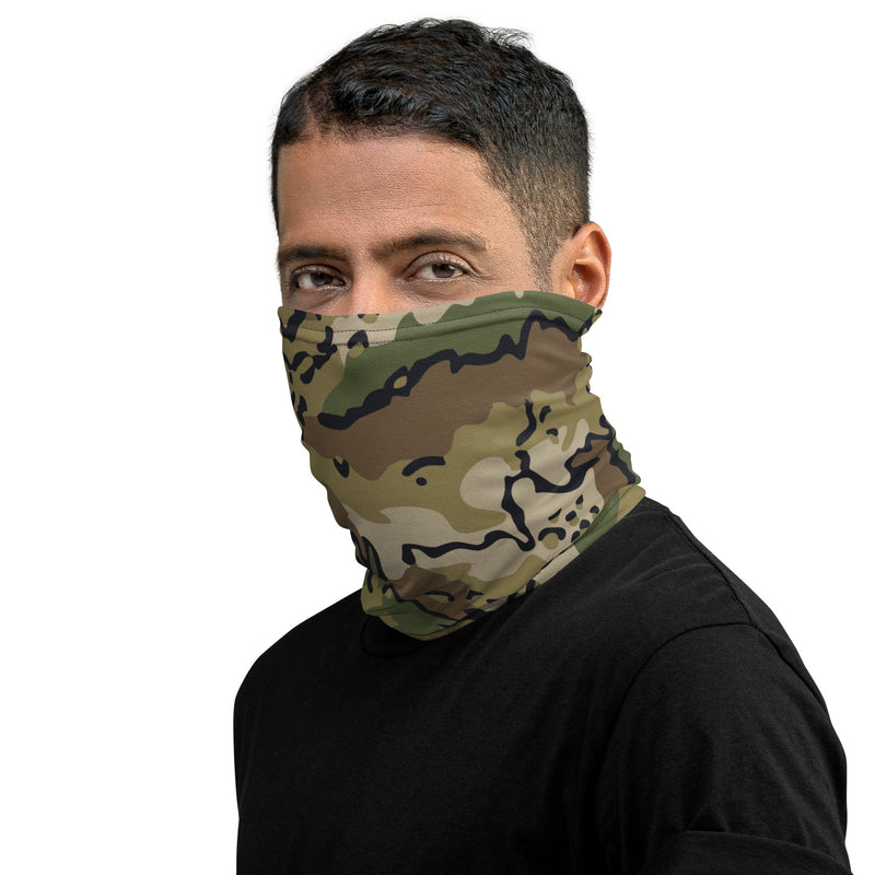Alaska Chocolate Chip Multi-terrain CAMO Neck Gaiter - Gaiters