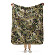 Alaska Chocolate Chip Multi-terrain CAMO Sherpa Blanket - 50″×60″