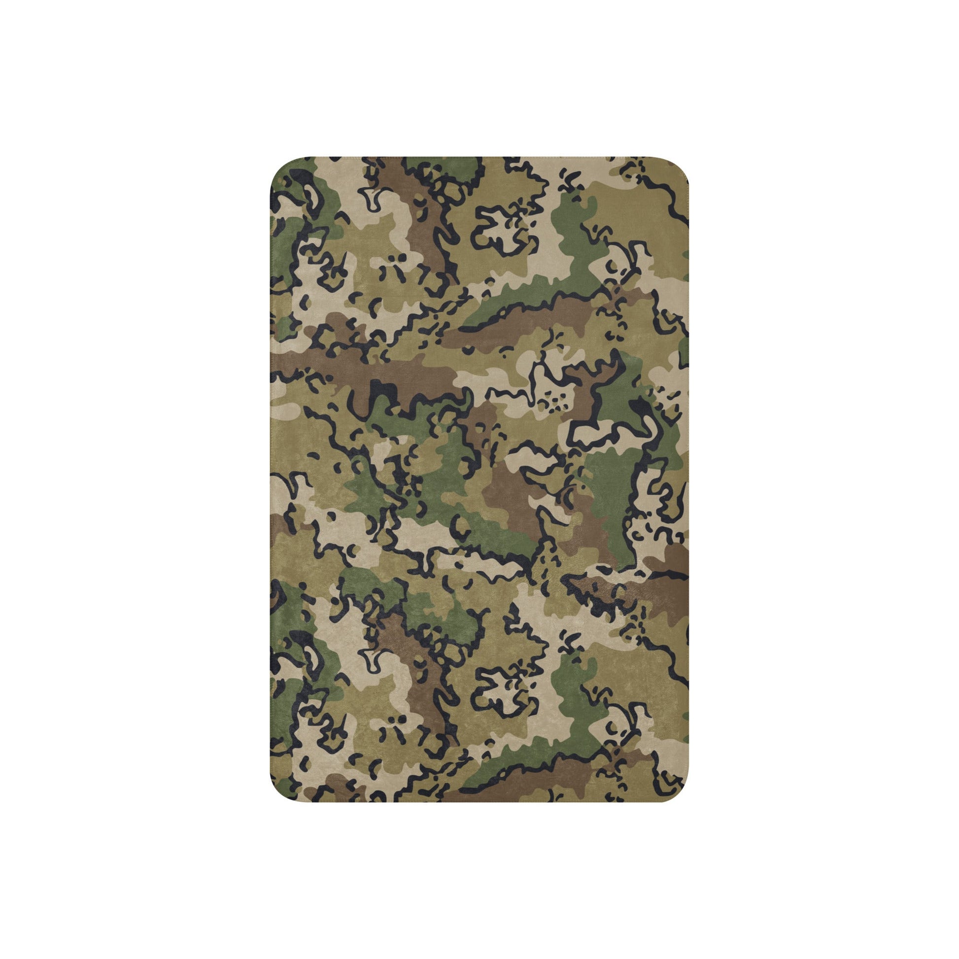 Alaska Chocolate Chip Multi-terrain CAMO Sherpa Blanket