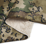 Alaska Chocolate Chip Multi-terrain CAMO Sherpa Blanket