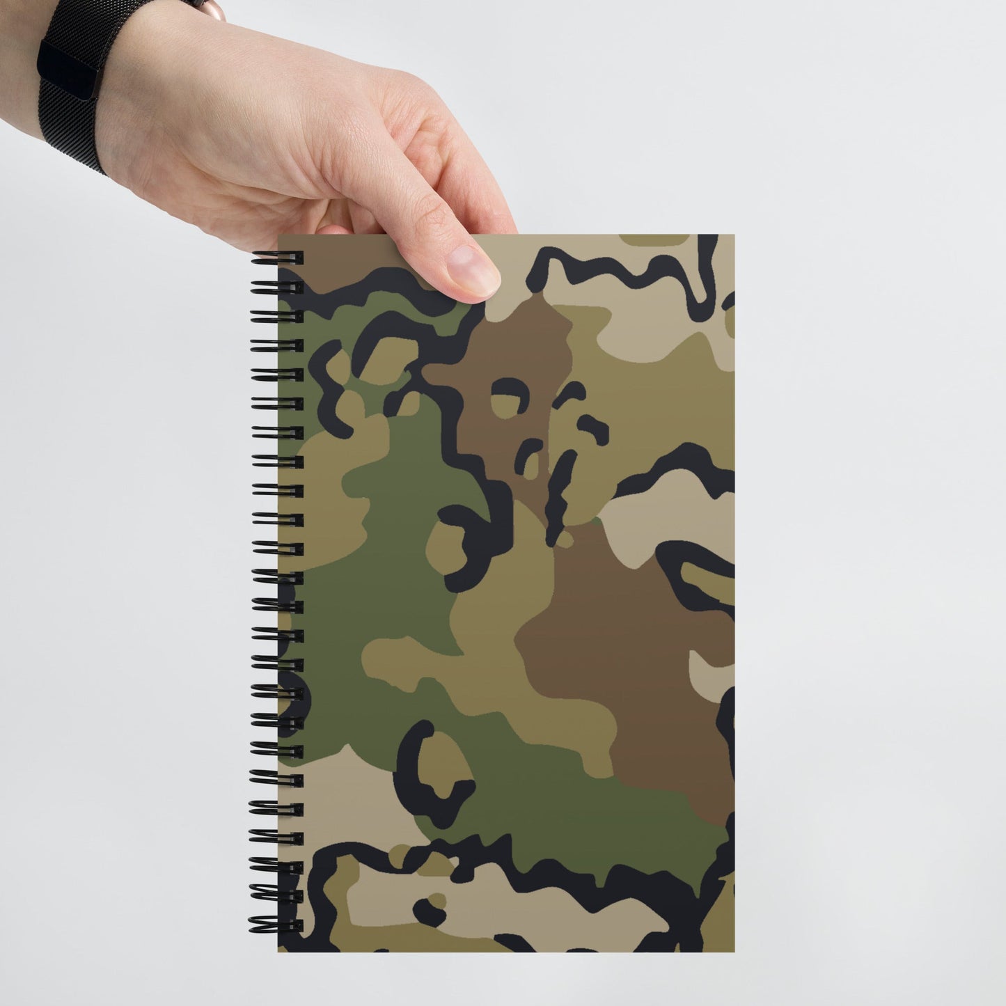 Alaska Chocolate Chip Multi-terrain CAMO Spiral Notebook