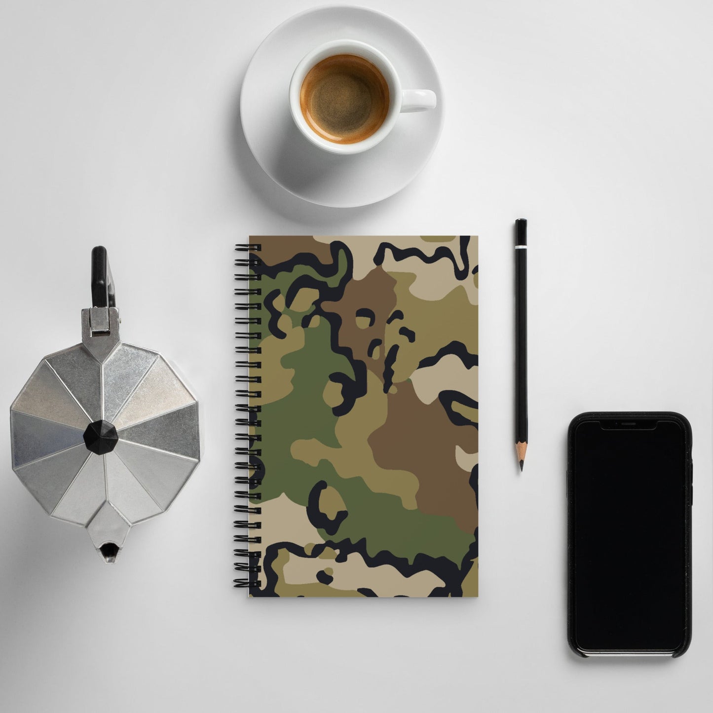 Alaska Chocolate Chip Multi-terrain CAMO Spiral notebook - Notebooks