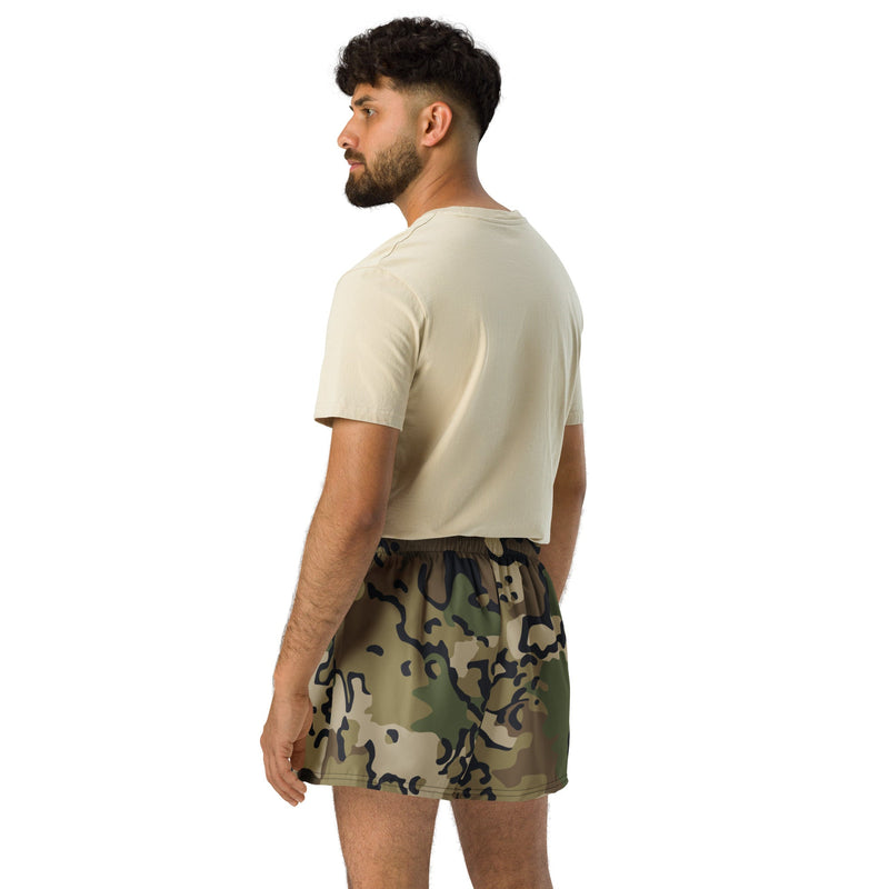 Alaska Chocolate Chip Multi-terrain CAMO Unisex Athletic Shorts