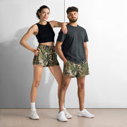 Alaska Chocolate Chip Multi-terrain CAMO Unisex Athletic Shorts