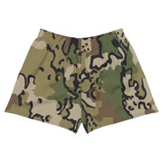 Alaska Chocolate Chip Multi-terrain CAMO Unisex Athletic Shorts