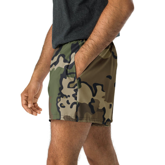 Alaska Chocolate Chip Multi-terrain CAMO Unisex Athletic Shorts - XS