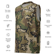 Alaska Chocolate Chip Multi-terrain CAMO Unisex Basketball Jersey