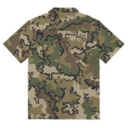 Alaska Chocolate Chip Multi-terrain CAMO Unisex Short-Sleeve Button Shirt