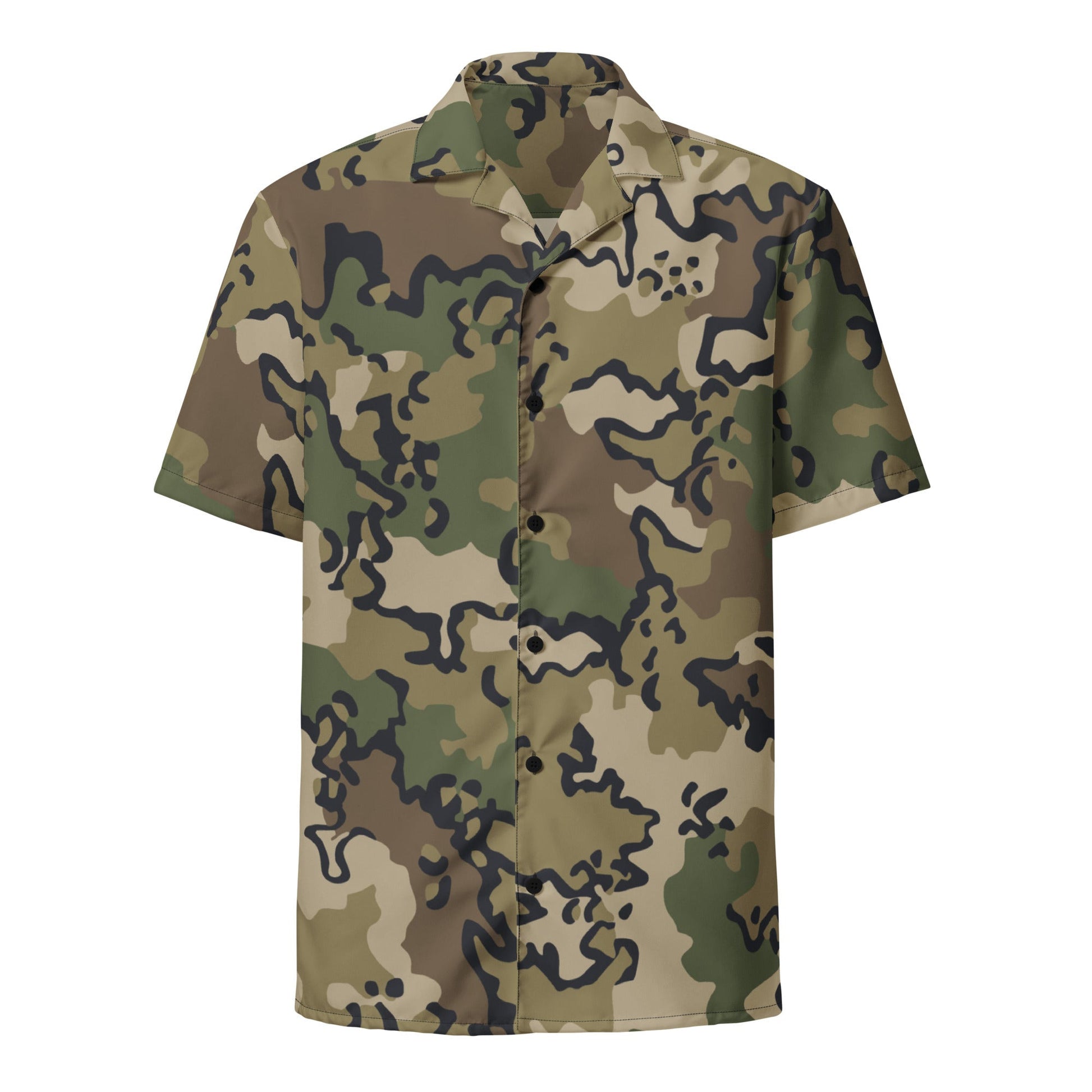 Alaska Chocolate Chip Multi-terrain CAMO Unisex button shirt - Button Shirts