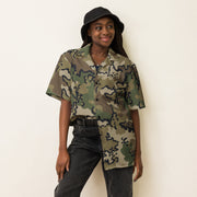 Alaska Chocolate Chip Multi-terrain CAMO Unisex Short-Sleeve Button Shirt
