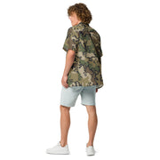Alaska Chocolate Chip Multi-terrain CAMO Unisex Short-Sleeve Button Shirt