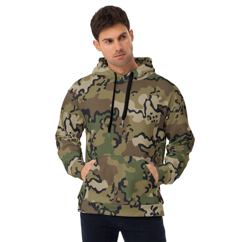 Alaska Chocolate Chip Multi-terrain CAMO Unisex Hoodie - 2XS