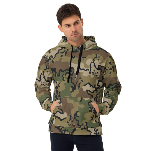 Alaska Chocolate Chip Multi-terrain CAMO Unisex Hoodie - 2XS