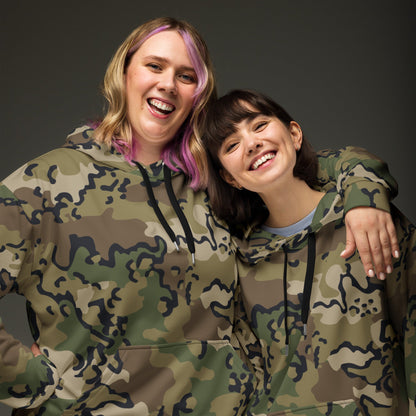 Alaska Chocolate Chip Multi-terrain CAMO Unisex Hoodie - Hoodies
